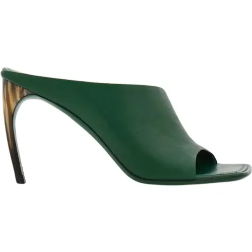 Heeled Mules, female, , Size: 5 US Forest Nymph Style Model - Salvatore Ferragamo - Modalova