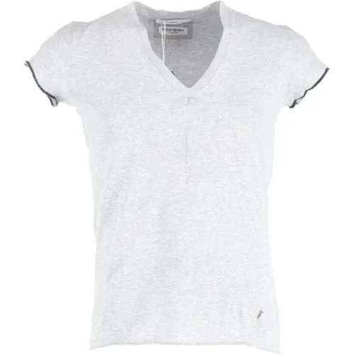 Pre-owned Tops, female, , Size: S Pre-owned Cotton tops - Yves Saint Laurent Vintage - Modalova