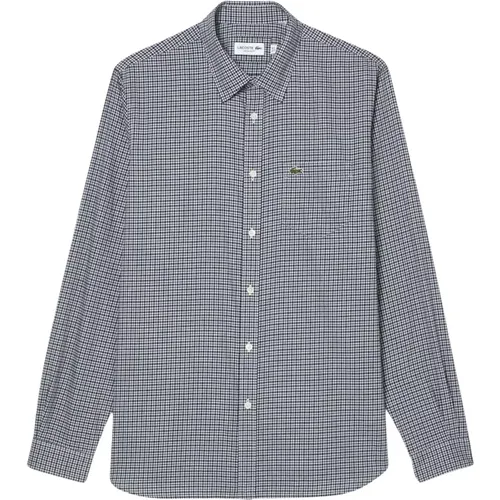 Men Flannel Checkered Shirt , male, Sizes: 2XL - Lacoste - Modalova