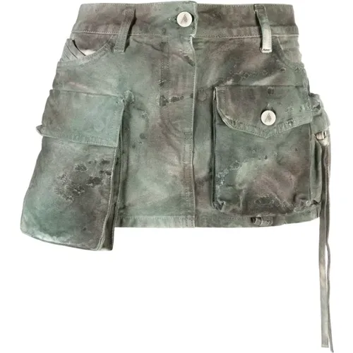 Women's Clothing Skirts Green Ss24 , female, Sizes: W26, W27 - The Attico - Modalova
