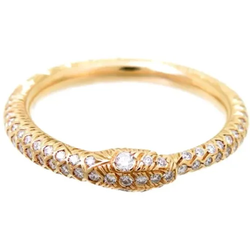 Pre-owned Jewellery, female, , Size: ONE SIZE Pre-owned Gold rings - Gucci Vintage - Modalova