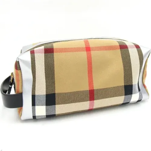 Pre-owned Clutches, female, , Size: ONE SIZE Pre-owned Leather pouches - Burberry Vintage - Modalova