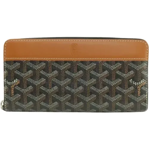 Pre-owned Wallets, female, , Size: ONE SIZE Pre-owned Leather wallets - Goyard Vintage - Modalova