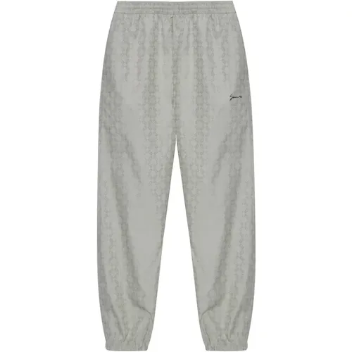 Iridescent Monogram Jogging Trousers Grey , male, Sizes: L, M, S - Givenchy - Modalova