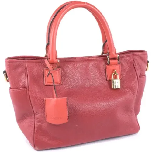 Pre-owned Tote Bags, female, , Size: ONE SIZE Pre-owned Leather shoulder-bags - Loewe Pre-owned - Modalova