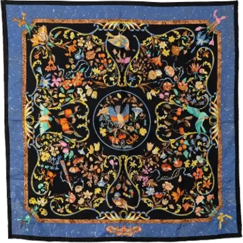 Pre-owned Scarves, female, , Size: ONE SIZE Pre-owned Silk scarves - Hermès Vintage - Modalova