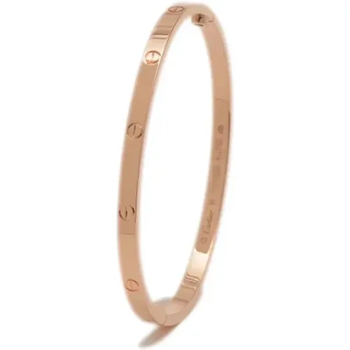 Pre-owned Jewellery, female, , Size: ONE SIZE Pre-owned Rose Gold bracelets - Cartier Vintage - Modalova