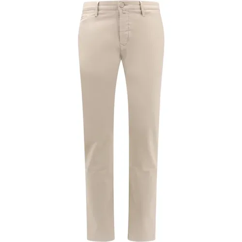 Trousers with Button and Zip Closure , male, Sizes: W36, W38, W31, W35 - Jacob Cohën - Modalova