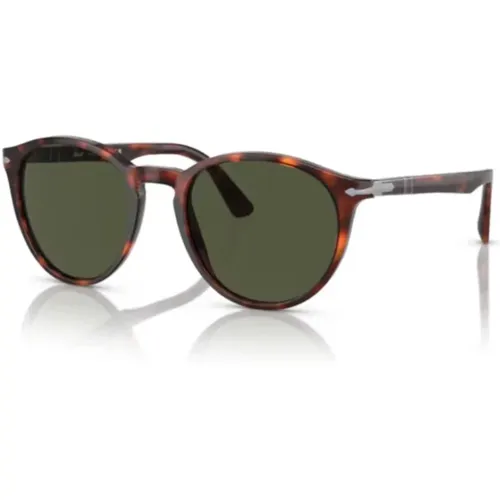 Sunglasses, unisex, , Size: ONE SIZE Classic Sunglasses with Black Frames - Persol - Modalova