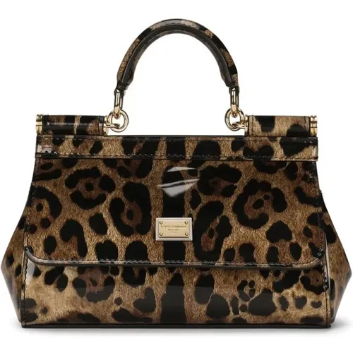 Sicily Leopard-Print Tasche - Dolce & Gabbana - Modalova