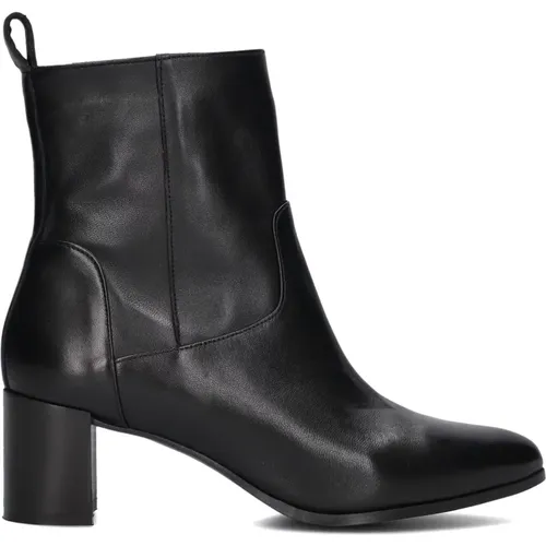 Schwarze Leder Stiefeletten 8543 , Damen, Größe: 42 EU - Lina Locchi - Modalova