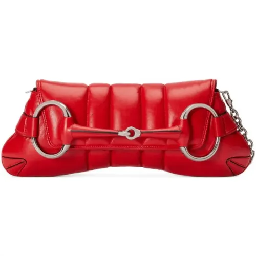 Quilted Horsebit Chain Bag , female, Sizes: ONE SIZE - Gucci - Modalova