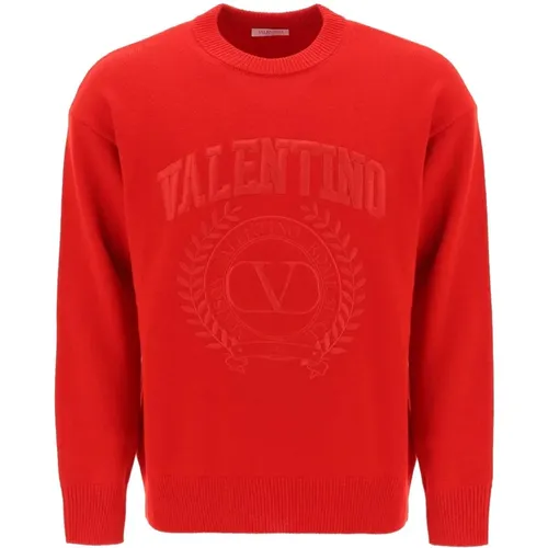 Pullover mit Maison Valentino Stickerei - Valentino Garavani - Modalova