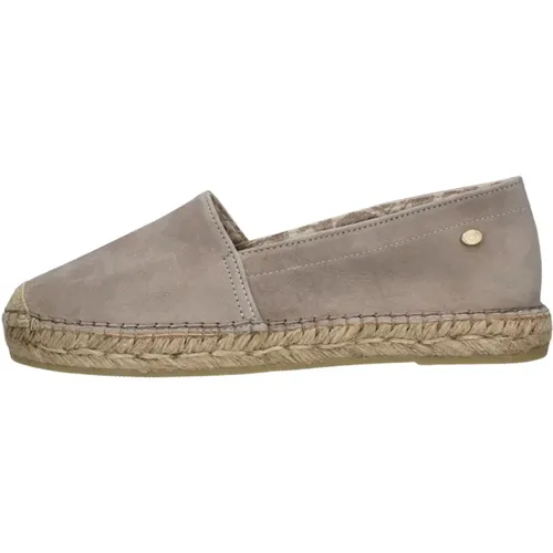 Taupe Espadrilles mit Jutesohle , Damen, Größe: 37 EU - Fred de la Bretoniere - Modalova