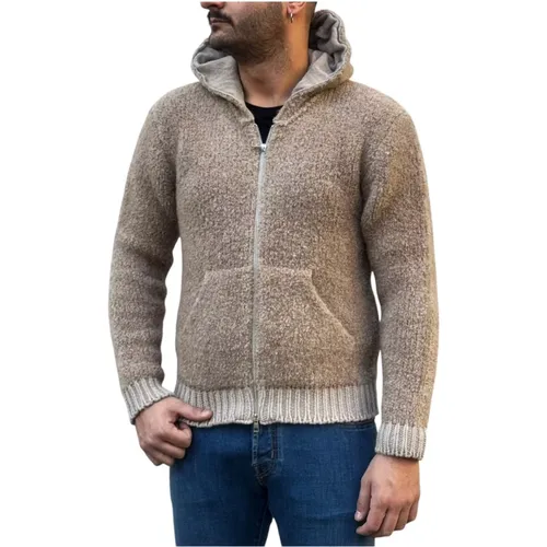 Cardigans, male, , Size: XL Stylish Knit Cardigan Sweater - L.b.m. 1911 - Modalova