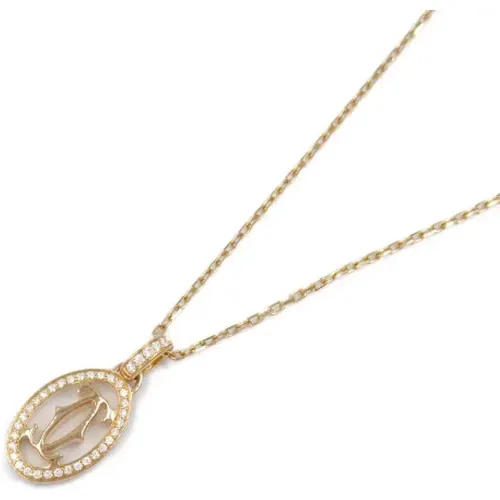 Pre-owned Jewellery, female, , Size: ONE SIZE Pre-owned Metal necklaces - Cartier Vintage - Modalova