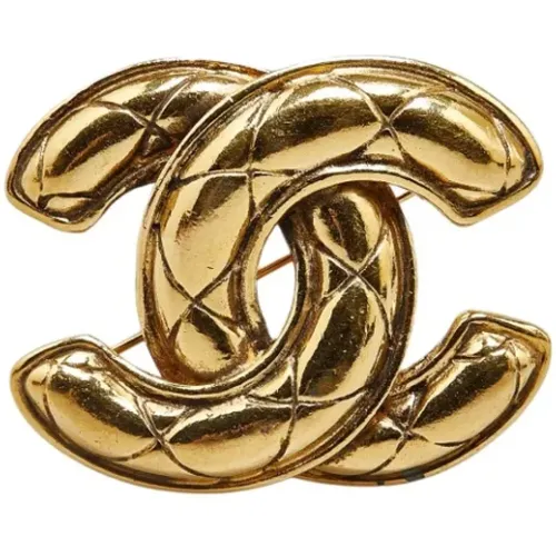 Pre-owned Jewellery, female, , Size: ONE SIZE Pre-owned Metal brooches - Chanel Vintage - Modalova