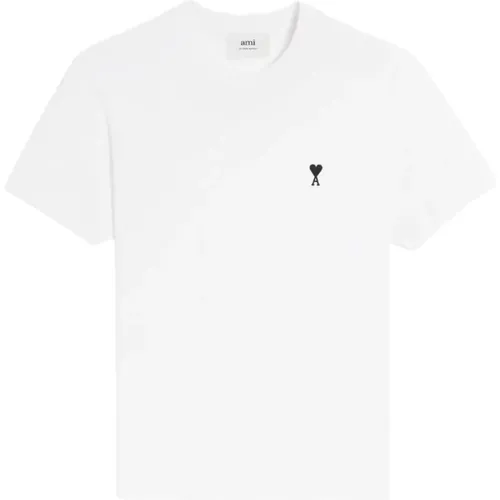 T-Shirts, male, , Size: XL De Coeur T-shirt - Ami Paris - Modalova
