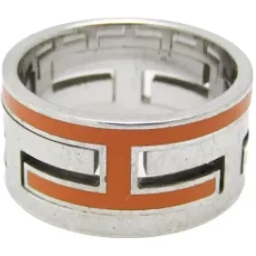 Pre-owned Silver rings , unisex, Sizes: ONE SIZE - Hermès Vintage - Modalova