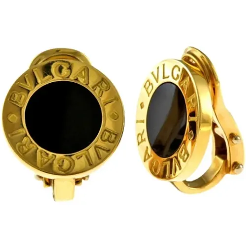 Pre-owned Jewellery, female, , Size: ONE SIZE Pre-owned Gold earrings - Bvlgari Vintage - Modalova