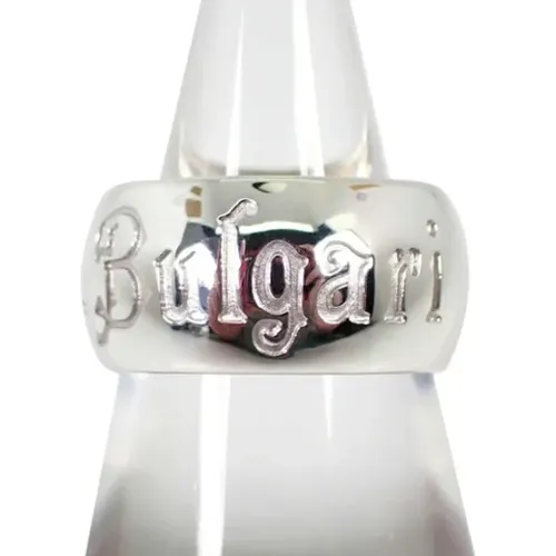 Pre-owned Jewellery, female, , Size: ONE SIZE Pre-owned Silver rings - Bvlgari Vintage - Modalova