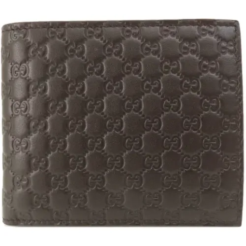 Pre-owned Wallets, female, , Size: ONE SIZE Pre-owned Leather wallets - Gucci Vintage - Modalova