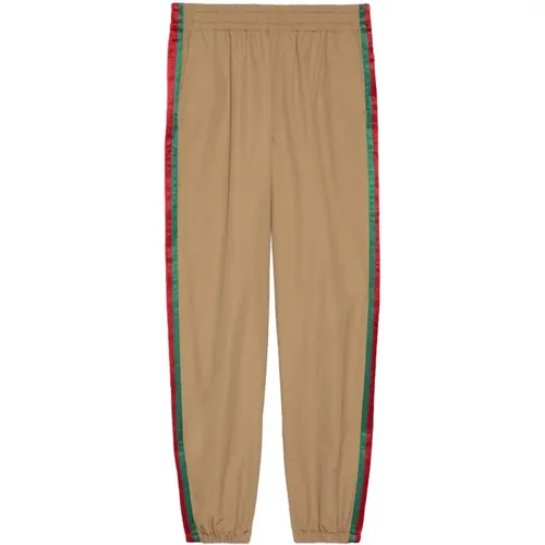 Grüne Web-Stripe Track Pants Gucci - Gucci - Modalova