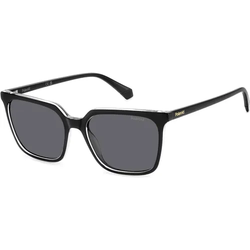 Dark Grey Sunglasses , female, Sizes: 55 MM - Polaroid - Modalova