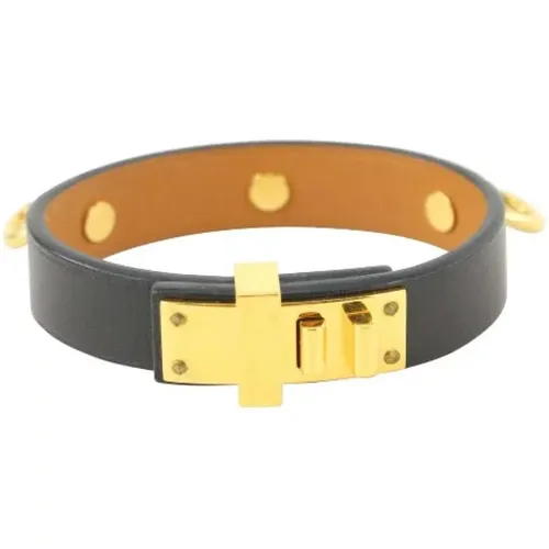 Pre-owned Jewellery, female, , Size: ONE SIZE Pre-owned Leather bracelets - Hermès Vintage - Modalova