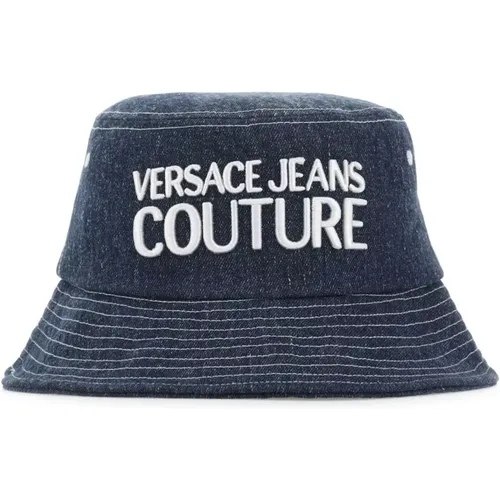 Luxuriöser und bequemer Hut für Männer , Herren, Größe: L - Versace Jeans Couture - Modalova
