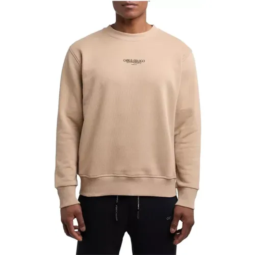 Basic Sweater for Men in , male, Sizes: S, XS - carlo colucci - Modalova