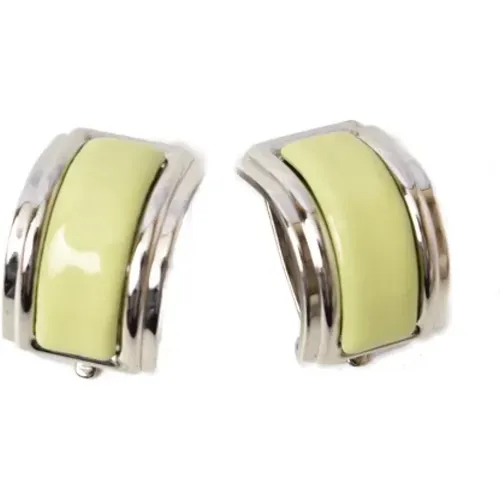 Pre-owned Jewellery, female, , Size: ONE SIZE Pre-owned Metal earrings - Hermès Vintage - Modalova