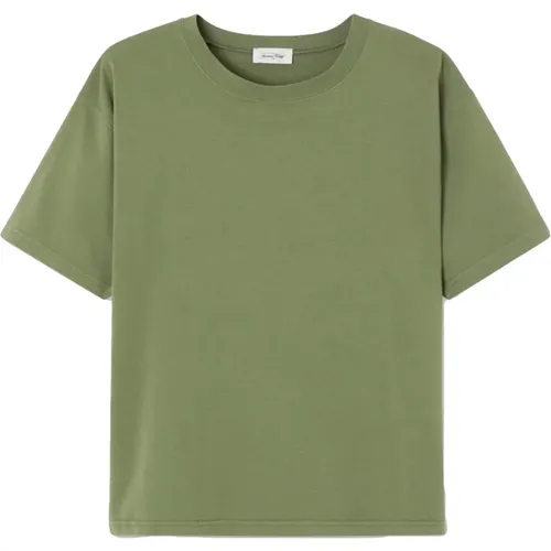 Oversize Army Vintage T-shirt , female, Sizes: M, S - American vintage - Modalova