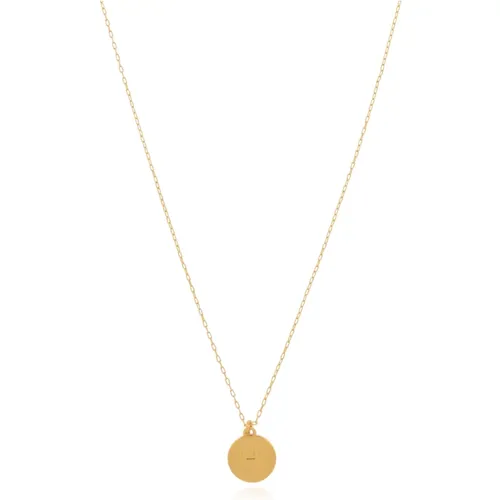 Necklaces, female, , Size: ONE SIZE Necklace with 'H' Pendant - Kate Spade - Modalova