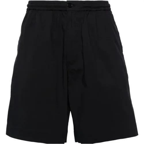 Marineblaue Sommer Shorts für Männer , Herren, Größe: L - Aspesi - Modalova