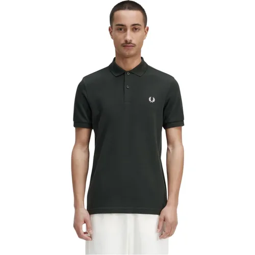 Polo Shirts, male, , Size: XL Classic Cotton Polo Shirt Slim Fit - Fred Perry - Modalova