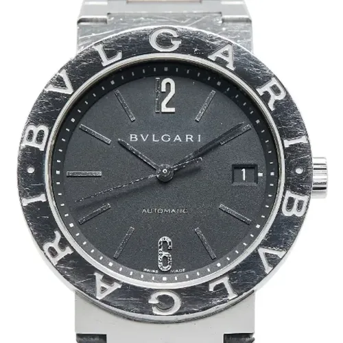 Pre-owned Stainless Steel watches , male, Sizes: ONE SIZE - Bvlgari Vintage - Modalova