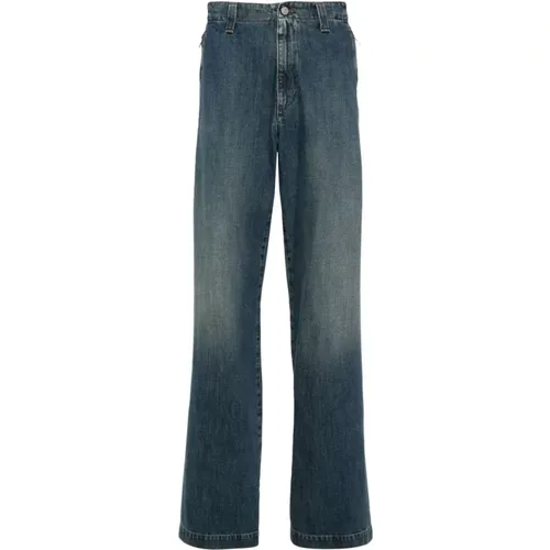 Straight Jeans, male, , Size: L Maison Margiela Jeans - MM6 Maison Margiela - Modalova