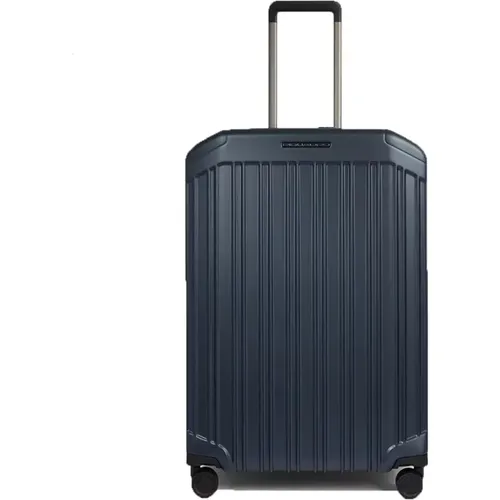 Large Suitcases, unisex, , Size: ONE SIZE Expandable Four-Wheel Hardshell Trolley Luggage - Piquadro - Modalova