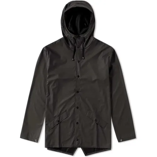 Contemporary Unisex Waterproof Jacket , male, Sizes: L, M - Rains - Modalova