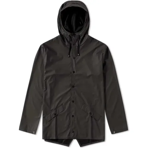 Contemporary Unisex Waterproof Jacket , male, Sizes: S, L, M, M/L - Rains - Modalova