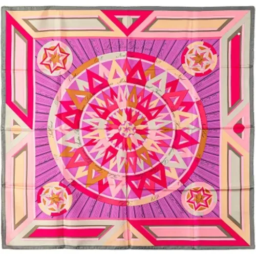 Pre-owned Scarves, female, , Size: ONE SIZE Pre-owned Silk scarves - Hermès Vintage - Modalova