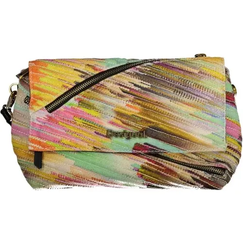 Stilvolle Polyester-Handtasche mit Mehreren Taschen - Desigual - Modalova