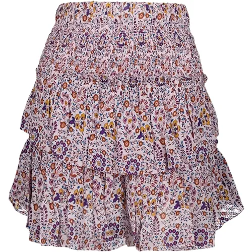 Hilari Print Skirt , female, Sizes: XS, 2XS - Isabel Marant Étoile - Modalova