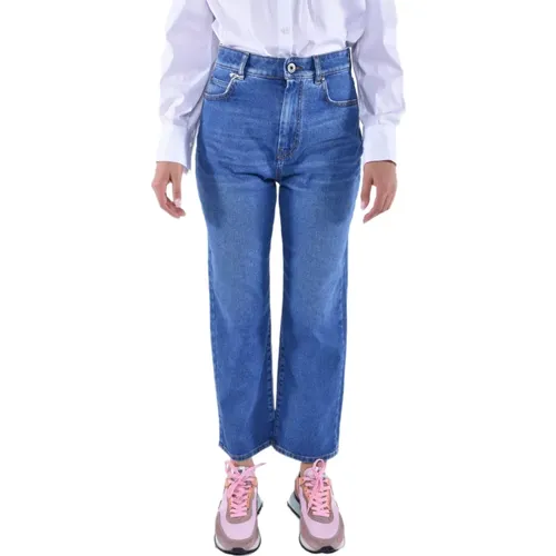 Ankle-Length Cropped Denim Jeans , female, Sizes: XS, 2XS, S, M - Max Mara Weekend - Modalova