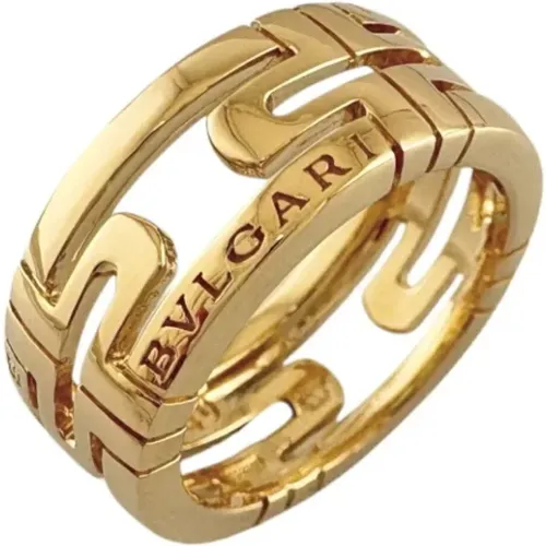 Pre-owned Jewellery, female, , Size: ONE SIZE Pre-owned Gold rings - Bvlgari Vintage - Modalova