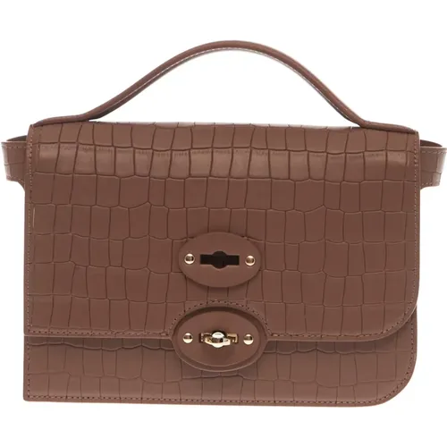 Rosa Handbag Ellastampa Malva Aw23 , female, Sizes: ONE SIZE - Zanellato - Modalova