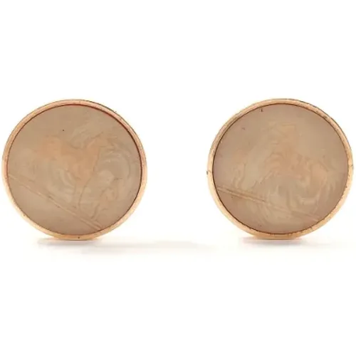 Pre-owned Jewellery, female, , Size: ONE SIZE Pre-owned Metal earrings - Hermès Vintage - Modalova