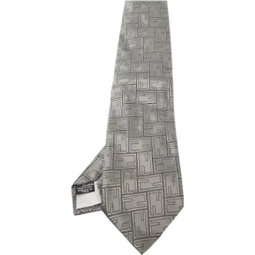 Pre-owned Accessories, male, , Size: ONE SIZE Pre-owned Silk home-office - Fendi Vintage - Modalova