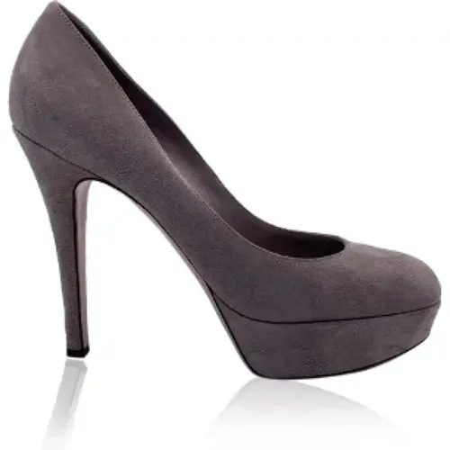 Pre-owned Pumps, female, , Size: 8 1/2 US Pre-owned Suede heels - Gianvito Rossi Pre-owned - Modalova